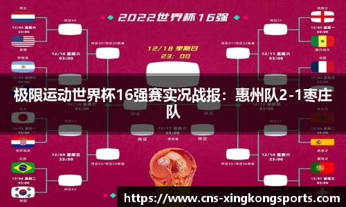 极限运动世界杯16强赛实况战报：惠州队2-1枣庄队