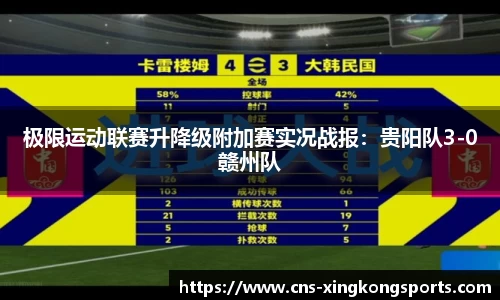 极限运动联赛升降级附加赛实况战报:贵阳队3-0赣州队